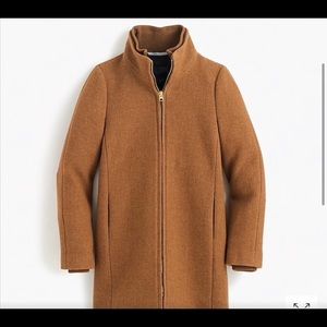 J. Crew tall lodge stadium wool coat